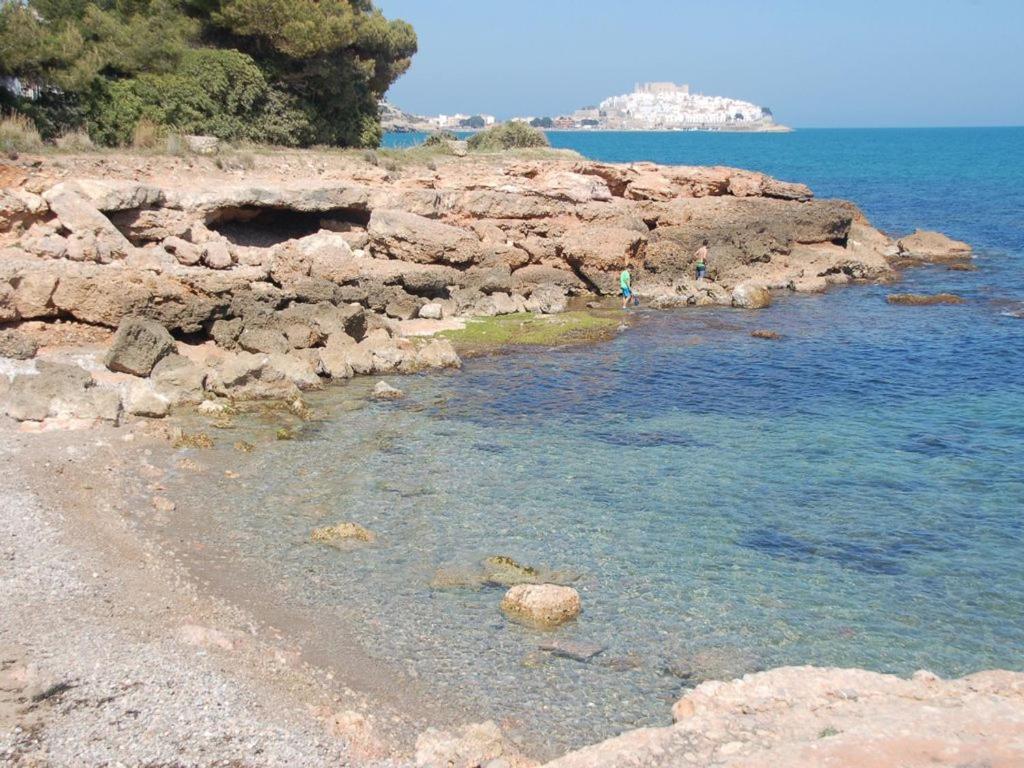 Apartamento Dos Terrazas, Vistas Al Mar. Piscina Peñíscola Eksteriør bilde